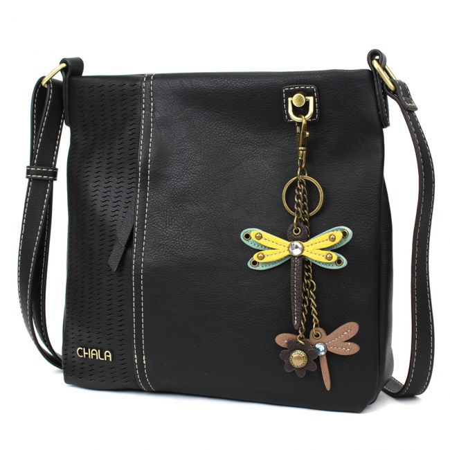 CHALA Laser Cut Crossbody with Dragonfly Keychain - Enchanted Memories, Custom Engraving & Unique Gifts