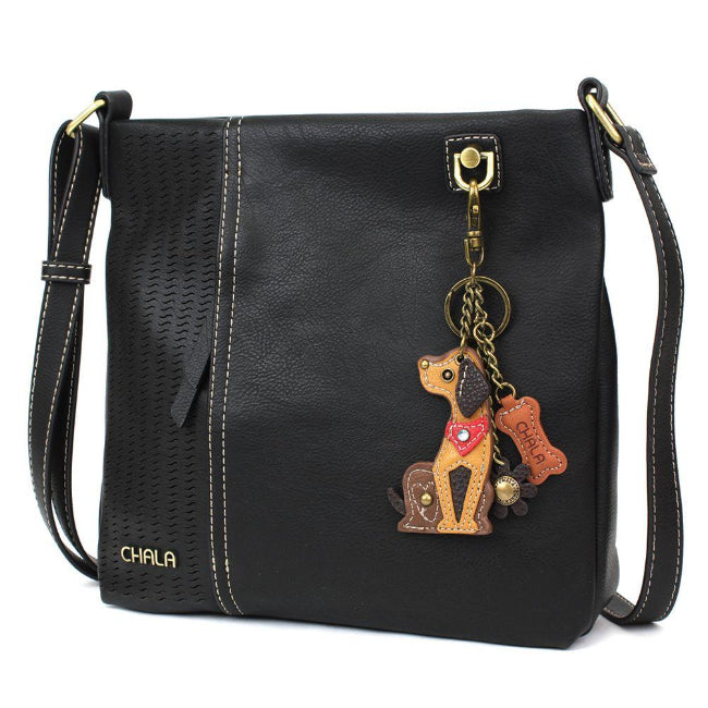 CHALA Laser Cut Crossbody with Dog Keychain - Enchanted Memories, Custom Engraving & Unique Gifts