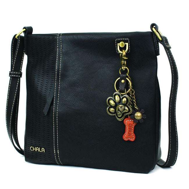 CHALA Laser Cut Crossbody with Metal Paw Keychain - Enchanted Memories, Custom Engraving & Unique Gifts