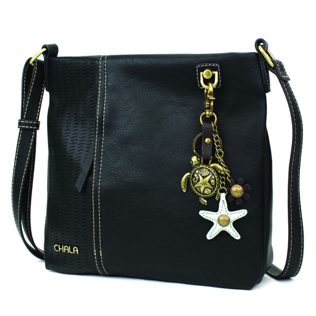 CHALA Laser Cut Crossbody with Metal Turtle Keychain - Enchanted Memories, Custom Engraving & Unique Gifts