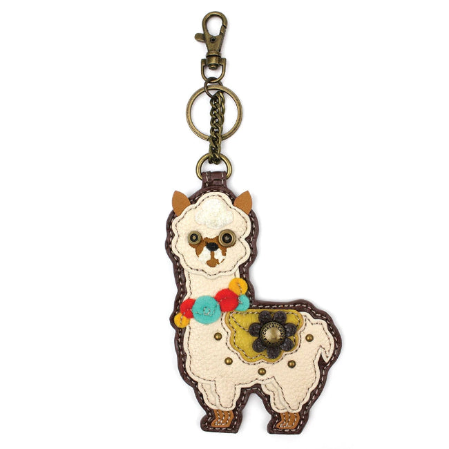 CHALA Llama Key Fob, Purse Charm - Enchanted Memories, Custom Engraving & Unique Gifts