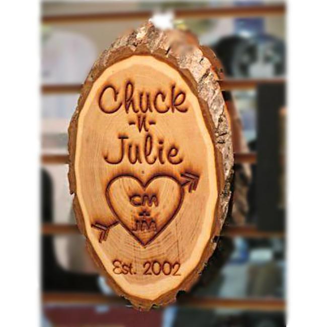 Personalized Wooden Love Plaque is a perfect personalized engagement, wedding or anniversary gift | Enchanted Memories, Custom Engraving & Unique Gifts