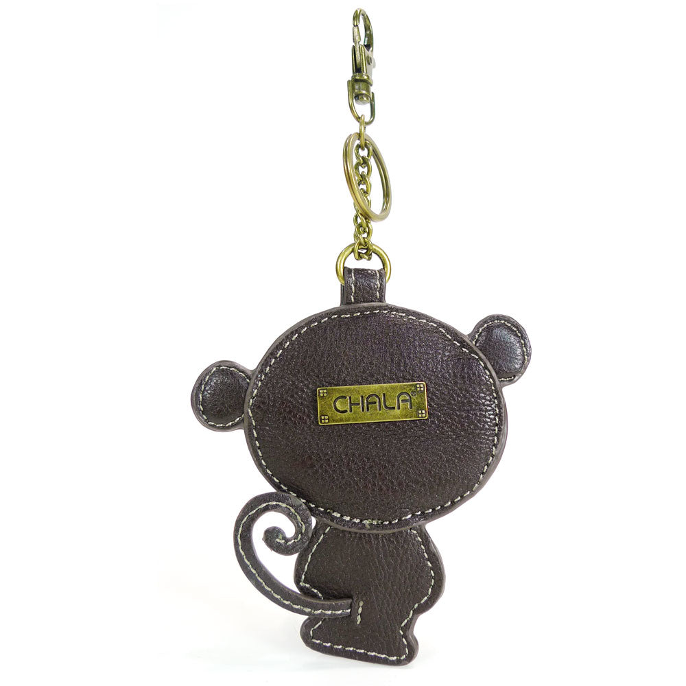 CHALA Monkey Key Fob, Purse Charm - Enchanted Memories, Custom Engraving & Unique Gifts