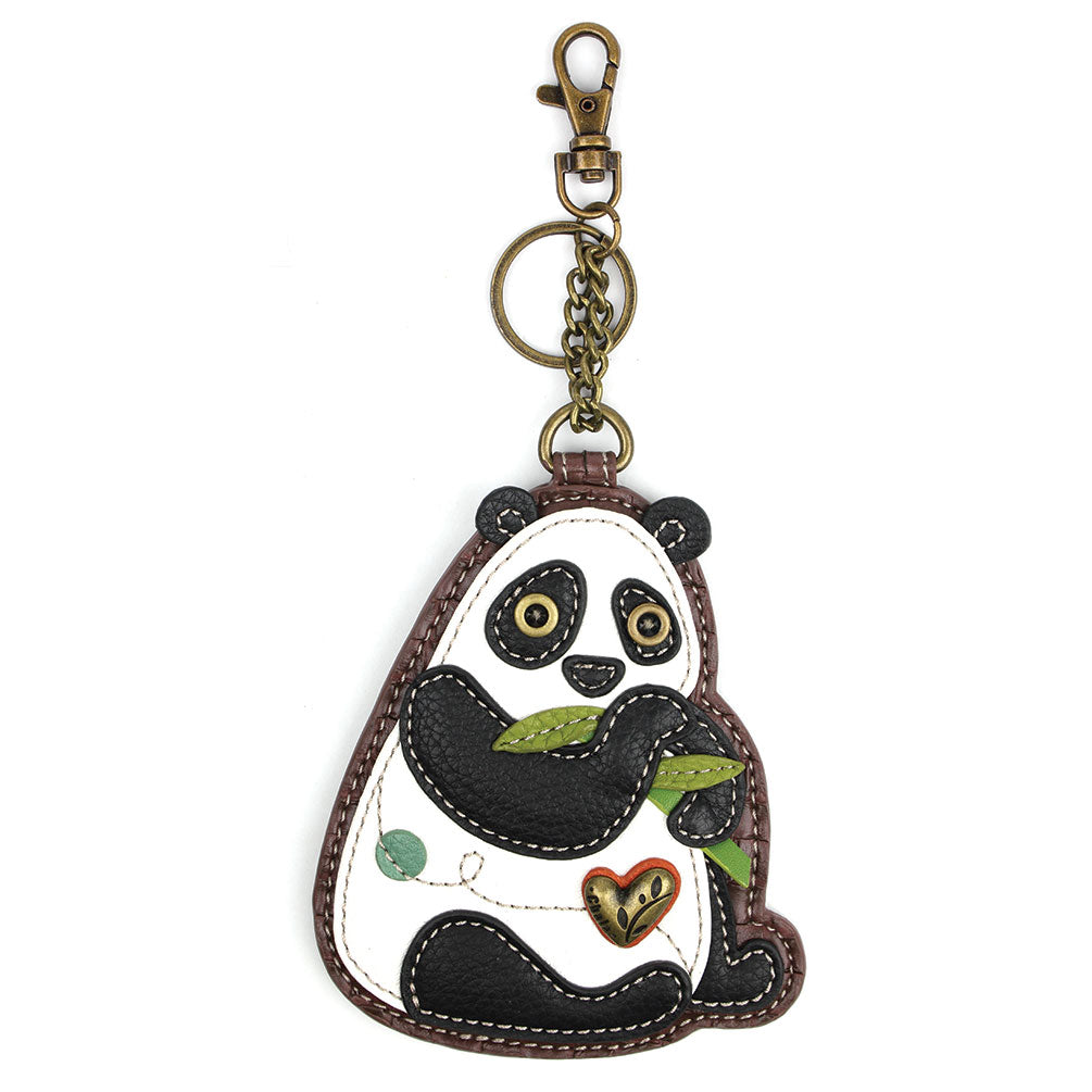 CHALA Panda Key Fob, Coin Purse, Purse Charm - Enchanted Memories, Custom Engraving & Unique Gifts
