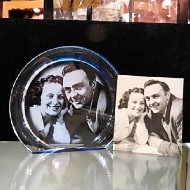 Personalized Photo Engraved Photo Gift for Couples | Enchanted Memories, Custom Engraving & Unique Gifts