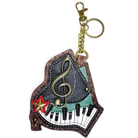 CHALA Piano Key Fob, Coin Purse, Purse Charm - Enchanted Memories, Custom Engraving & Unique Gifts