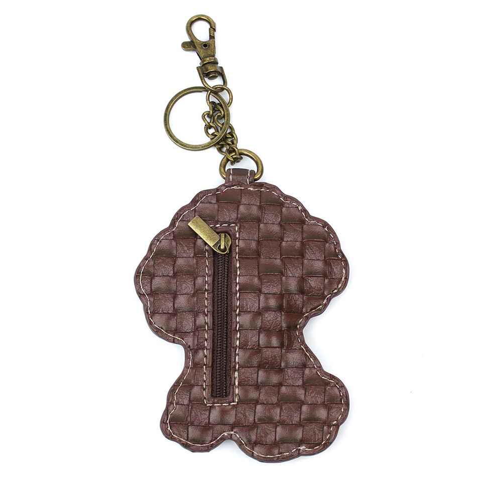 CHALA Poodle Key Fob, Coin Purse, Purse Charm - Enchanted Memories, Custom Engraving & Unique Gifts