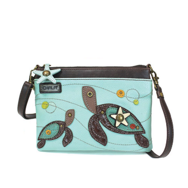 CHALA Mini Crossbody Sea Turtles - Enchanted Memories, Custom Engraving & Unique Gifts