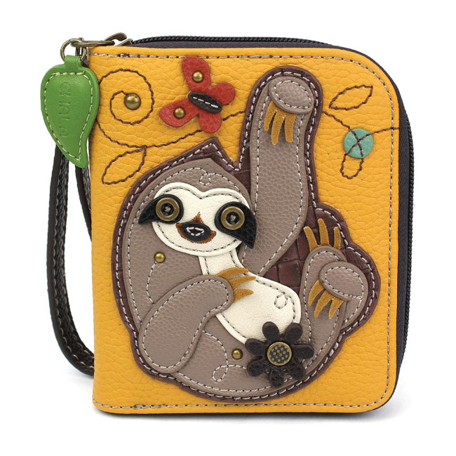 CHALA Sloth Wallet - Enchanted Memories, Custom Engraving & Unique Gifts