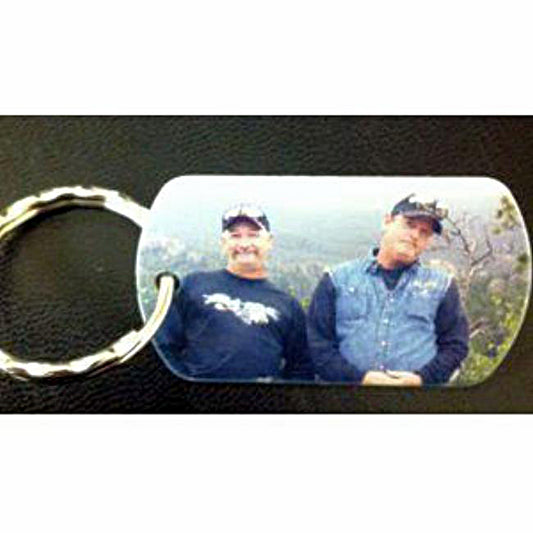 Full Color Photo Memorial Dog Tag - Enchanted Memories, Custom Engraving & Unique Gifts