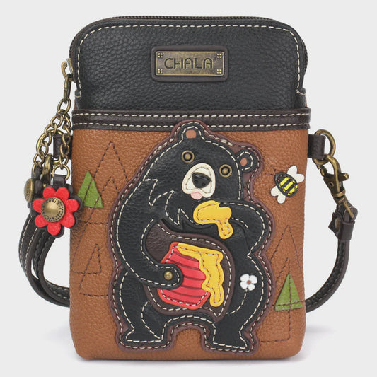 CHALA Crossbody Cell Phone Case  - Bear with Honey