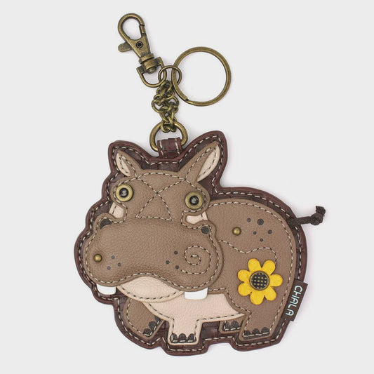 CHALA Hippo Key Fob, Coin Purse, Purse Charm