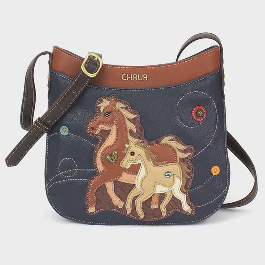 CHALA Horse Crescent Crossbody