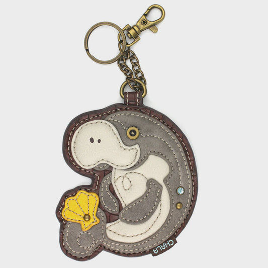 CHALA Manatee Keyfob, Coin Purse, Purse Charm